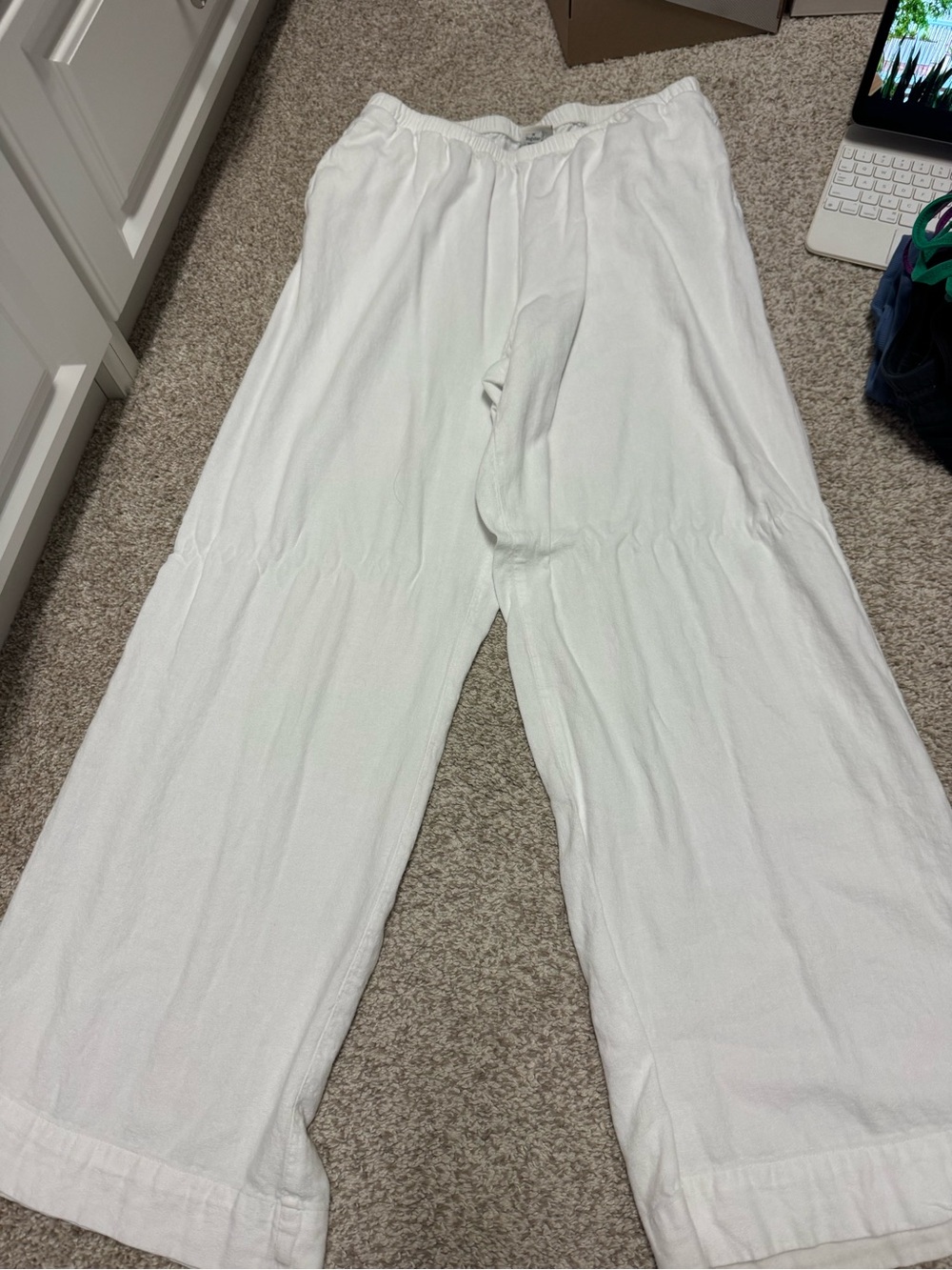 Target White Linen Pants